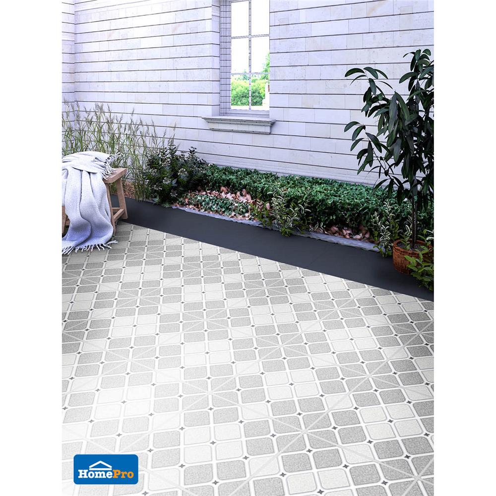 กระเบื้องพื้น 12x12 นิ้ว ภูผา ก่อตะวัน เทา A 1M2