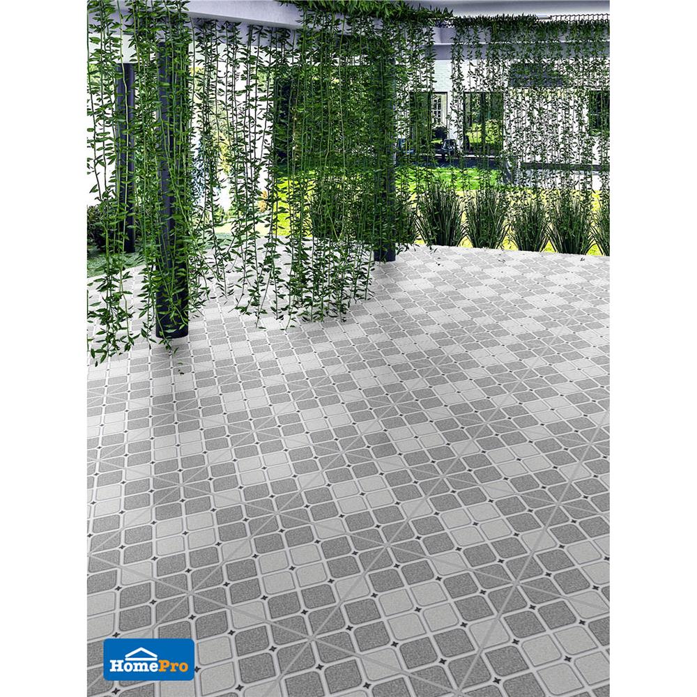 กระเบื้องพื้น 12x12 นิ้ว ภูผา ก่อตะวัน เทา A 1M2