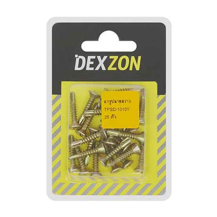 สกรูปลายสว่าน TF DEXZON 10X1 นิ้ว แพ็ก 25 ชิ้น_2