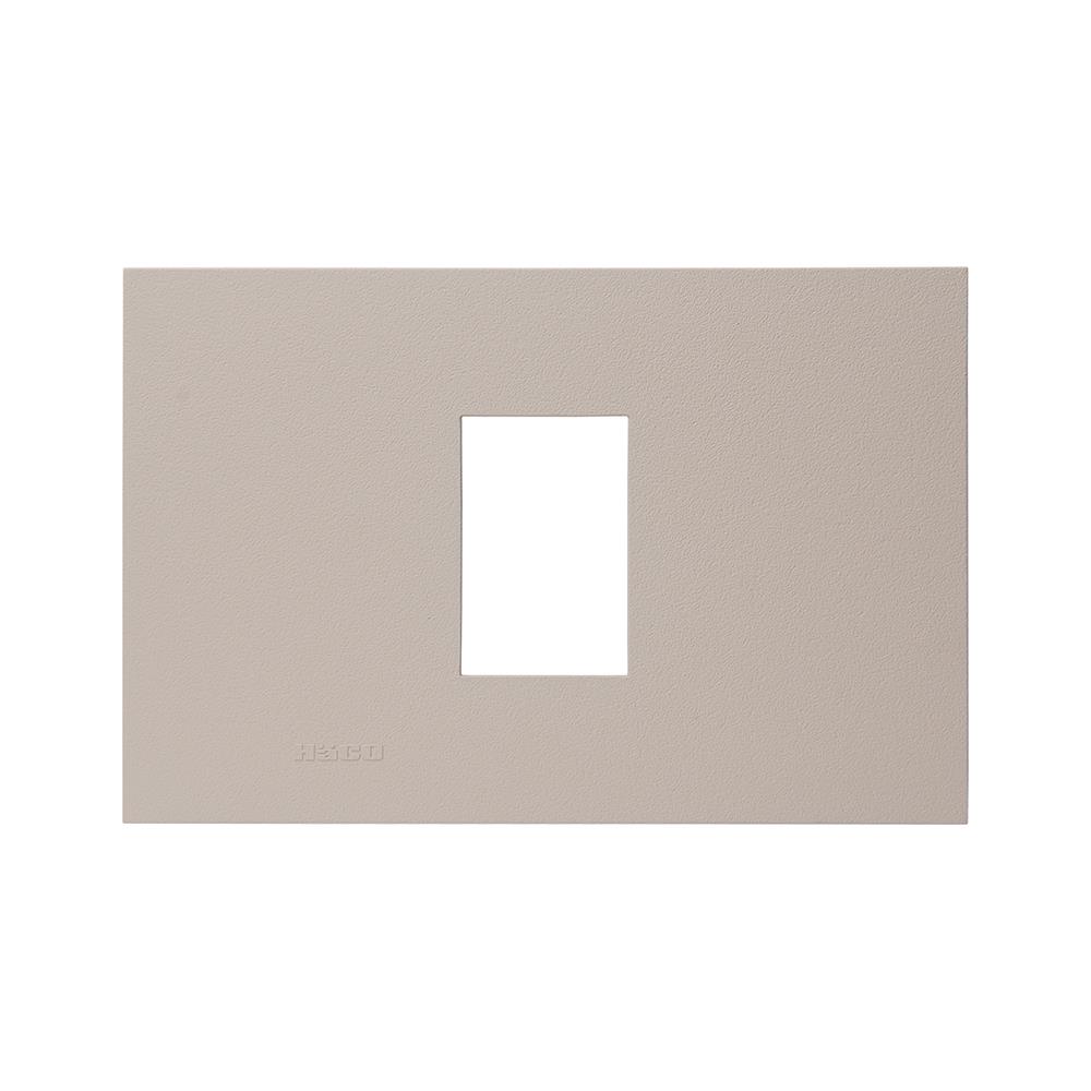 หน้ากาก 1 ช่อง HACO W1931-STP QX สี TAUPE