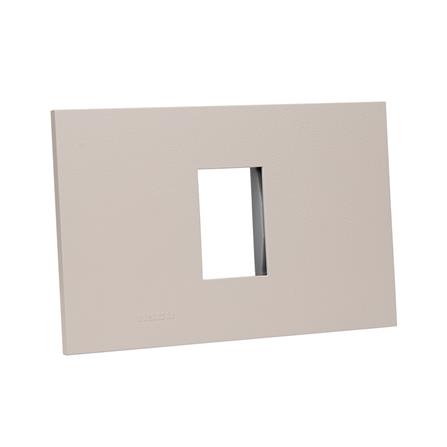 หน้ากาก 1 ช่อง HACO W1931-STP QX สี TAUPE_1