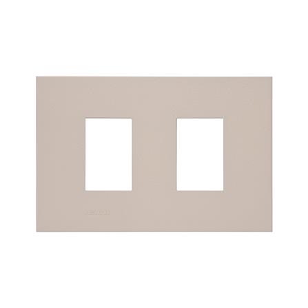 หน้ากาก 2 ช่อง HACO W1932-STP QX สี TAUPE