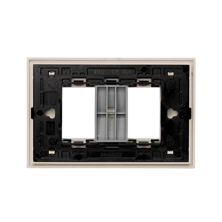 หน้ากาก 2 ช่อง HACO W1932-STP QX สี TAUPE_3