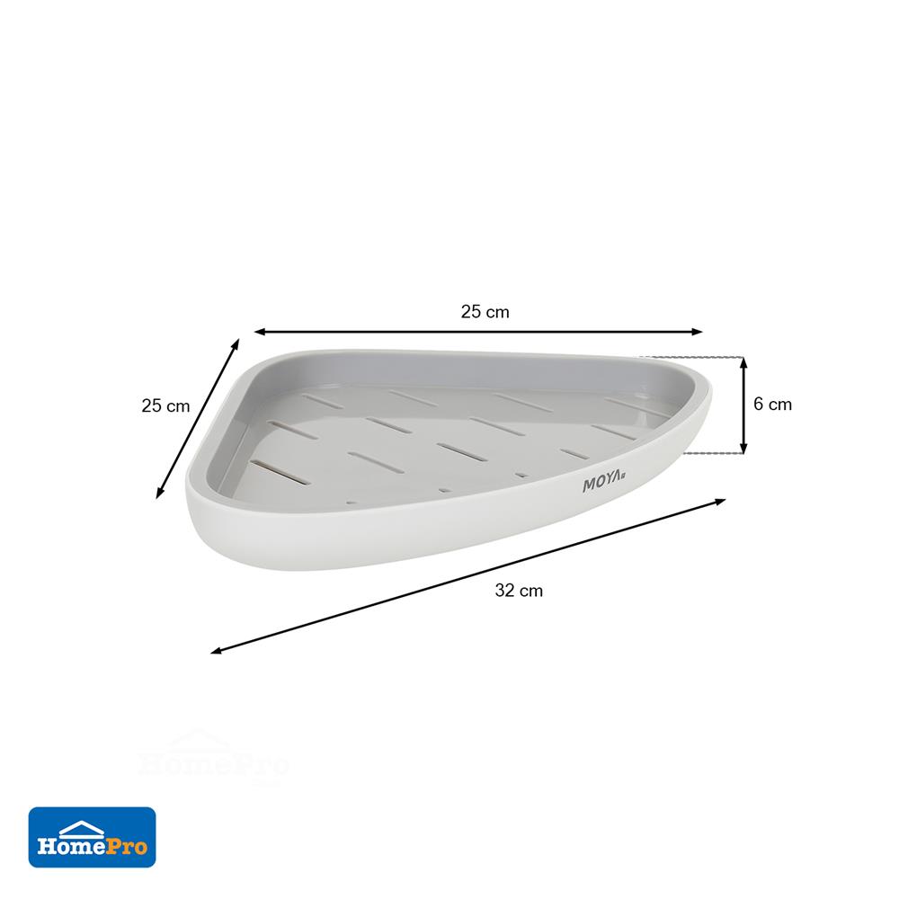 ตะแกรงวางของ MOYA E2030 สีขาว+เทา