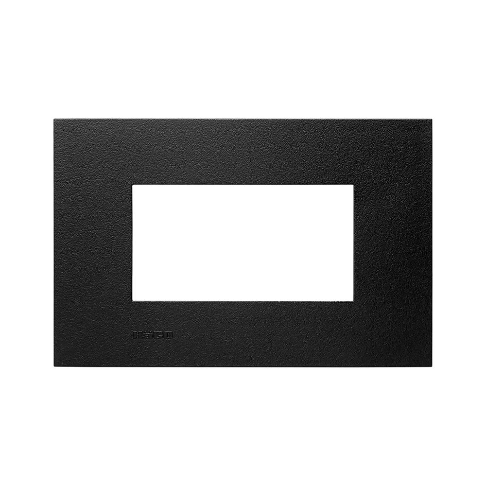 หน้ากาก 3 ช่อง HACO W1933-SBL QX สี MATT DARK