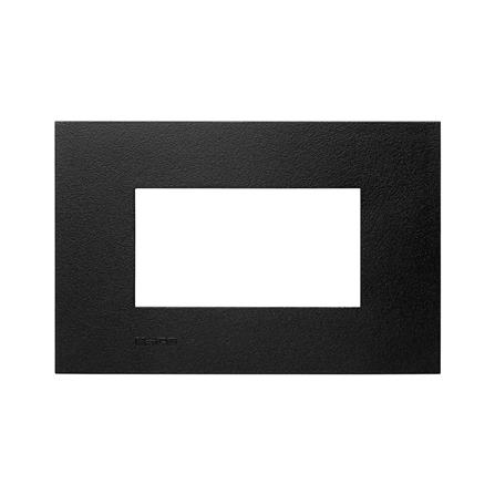 หน้ากาก 3 ช่อง HACO W1933-SBL QX สี MATT DARK_0