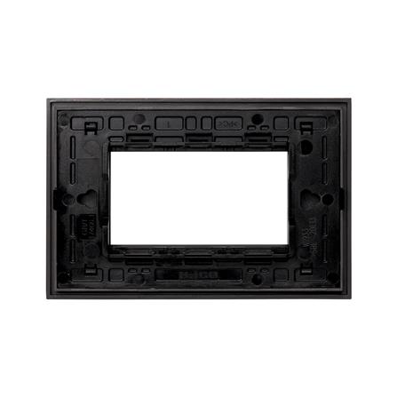 หน้ากาก 3 ช่อง HACO W1933-SBL QX สี MATT DARK_3