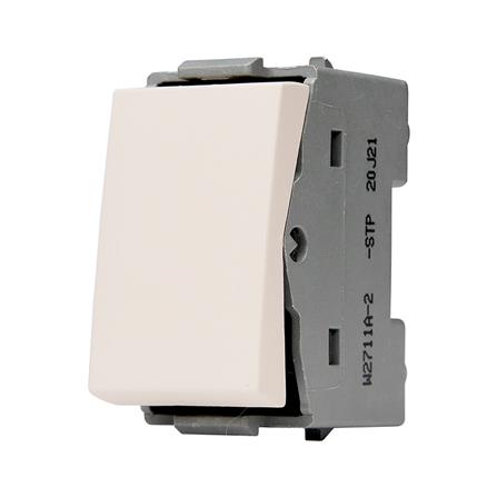 สวิตช์ 2 ทาง HACO QX W2711A-2-STP ขนาด 1 ช่อง สีทู๊ป_1