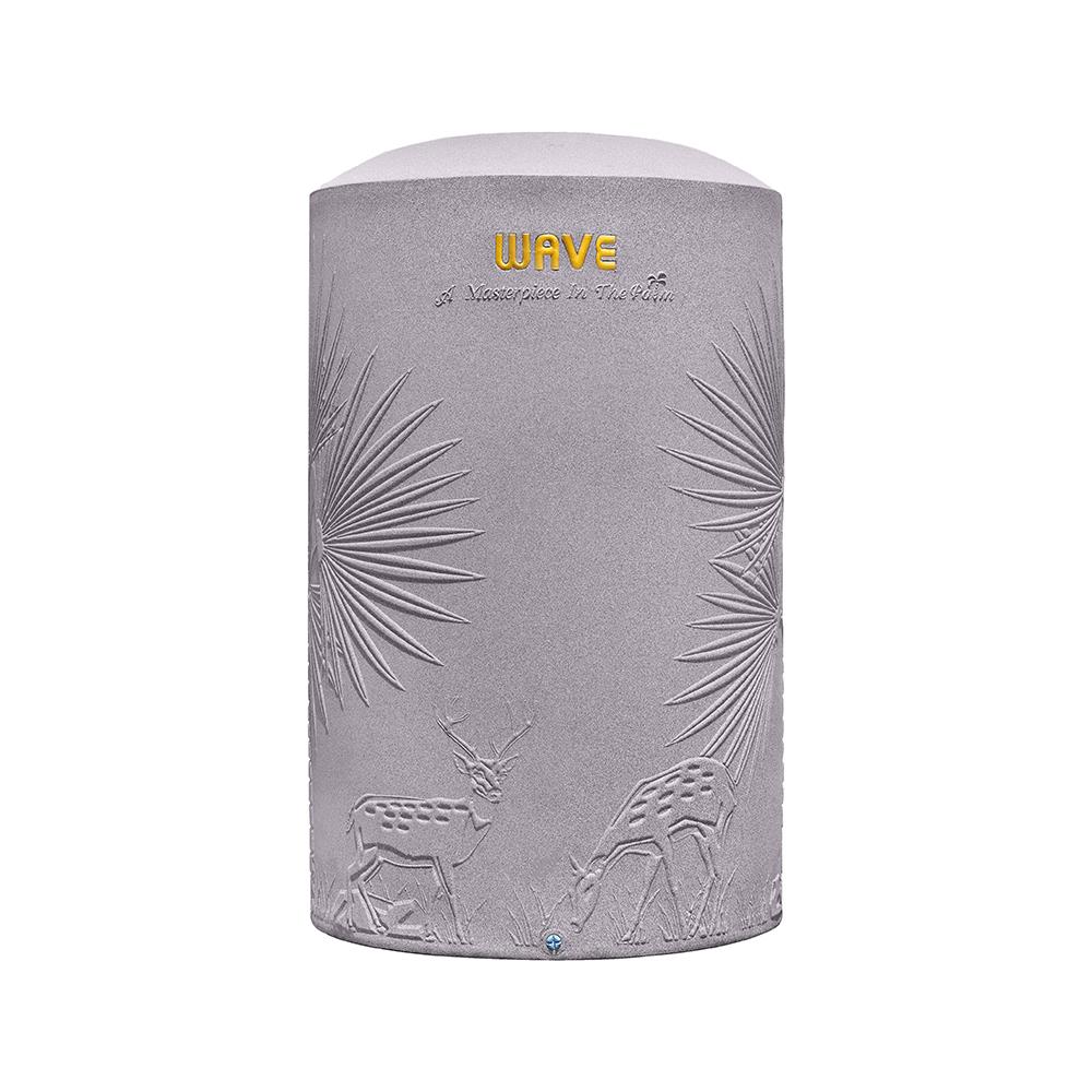 ถังเก็บน้ำ WAVE THE PALM 2000 ลิตร สีเทาแดง