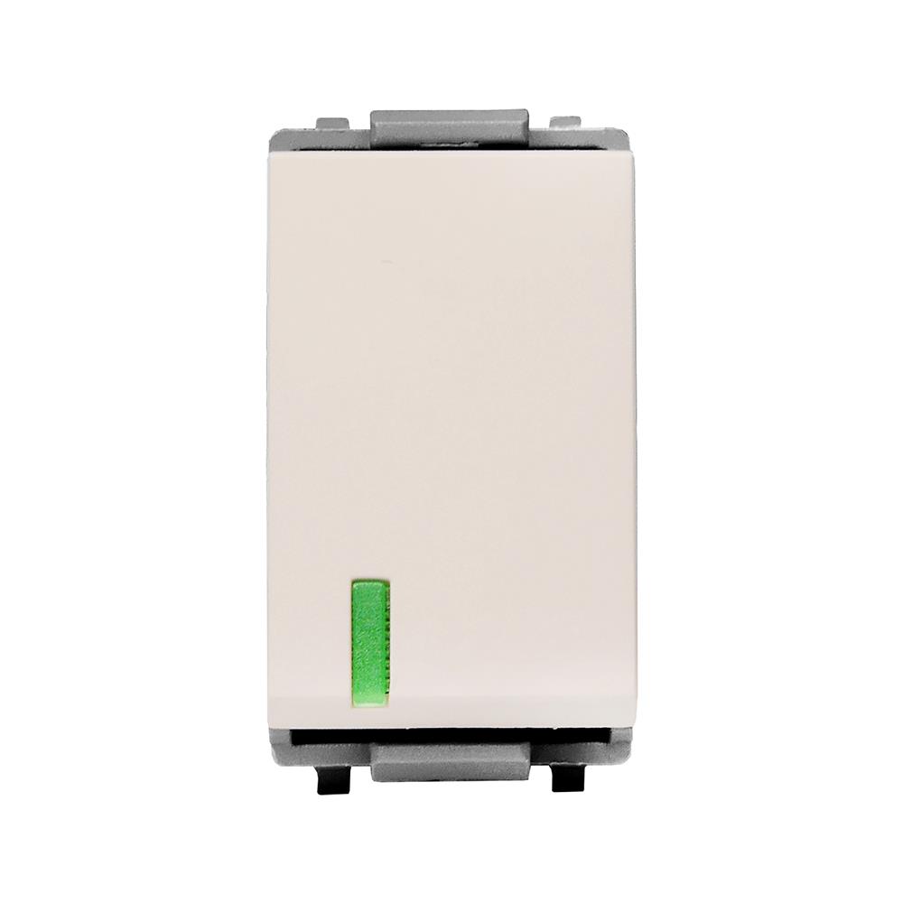 สวิตช์ 1 ทาง HACO QX W2711-STP ขนาด 1 ช่อง สีทู๊ป