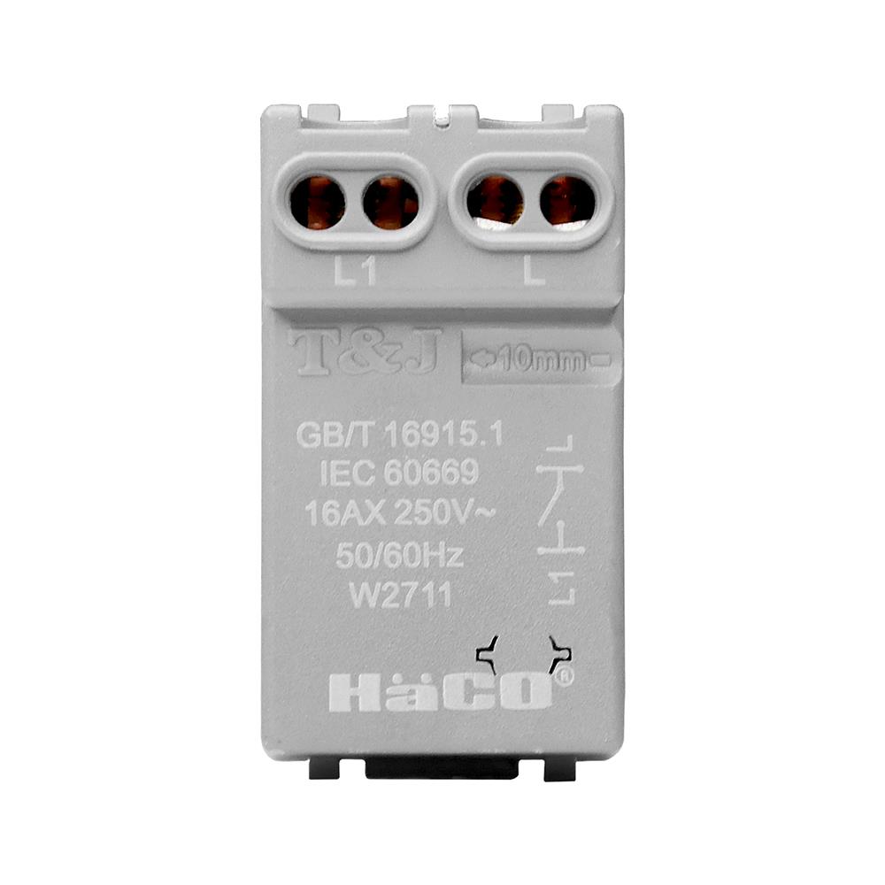 สวิตช์ 1 ทาง HACO QX W2711-STP ขนาด 1 ช่อง สีทู๊ป