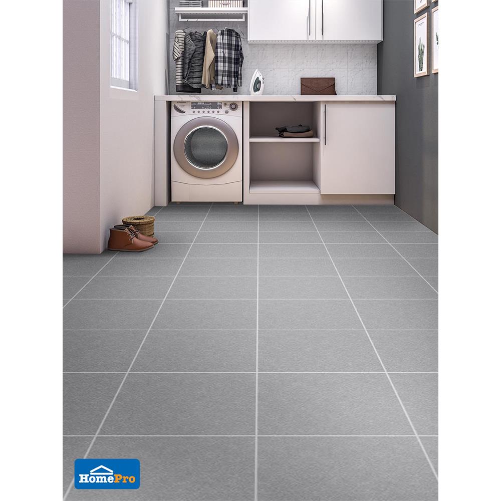 กระเบื้องพื้น 16x16 นิ้ว DURAGRES โลเนีย เทา A 0.96M2