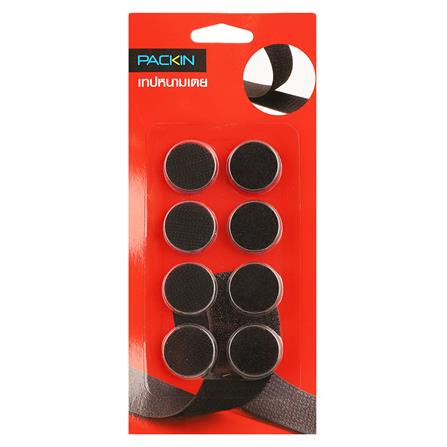 เทปหนามเตยกลม PACK IN 22 มม. ดำ_1