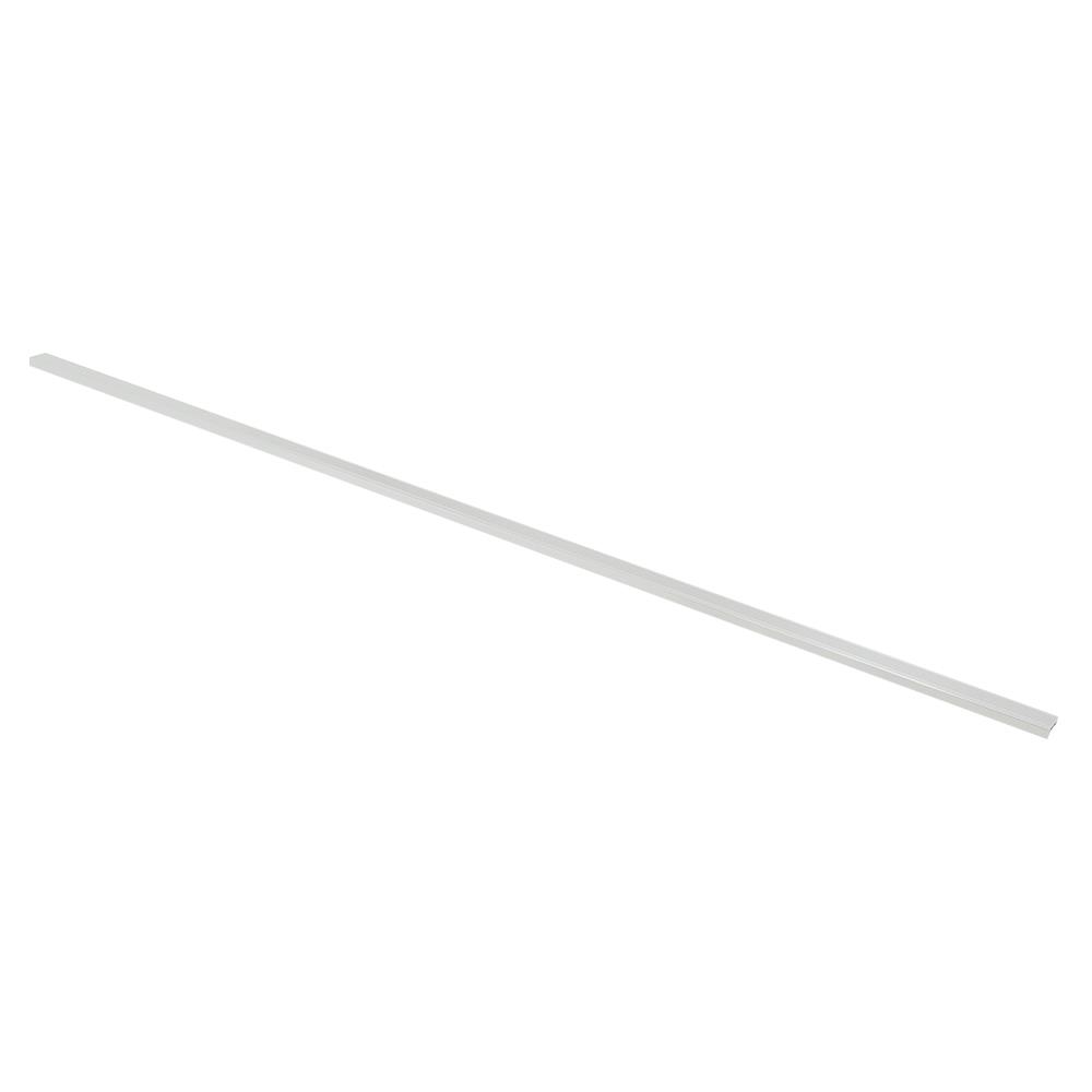 จมูกบันไดอะลูมิเนียม TARA 40 มม. 2 ม. สีเงินเงา