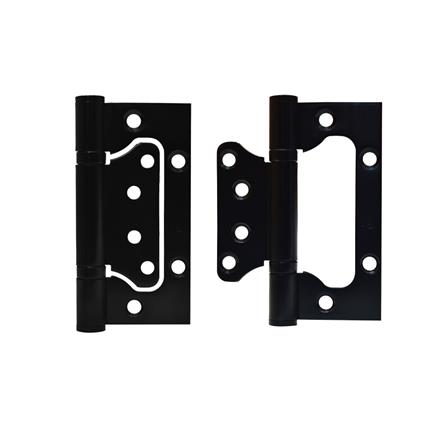 บานพับ 4X2.75 นิ้ว X 2.5 มม. SOLEX 4275 ไม่เซาะร่อง สีดำ (แพ็ก 3 ชิ้น)