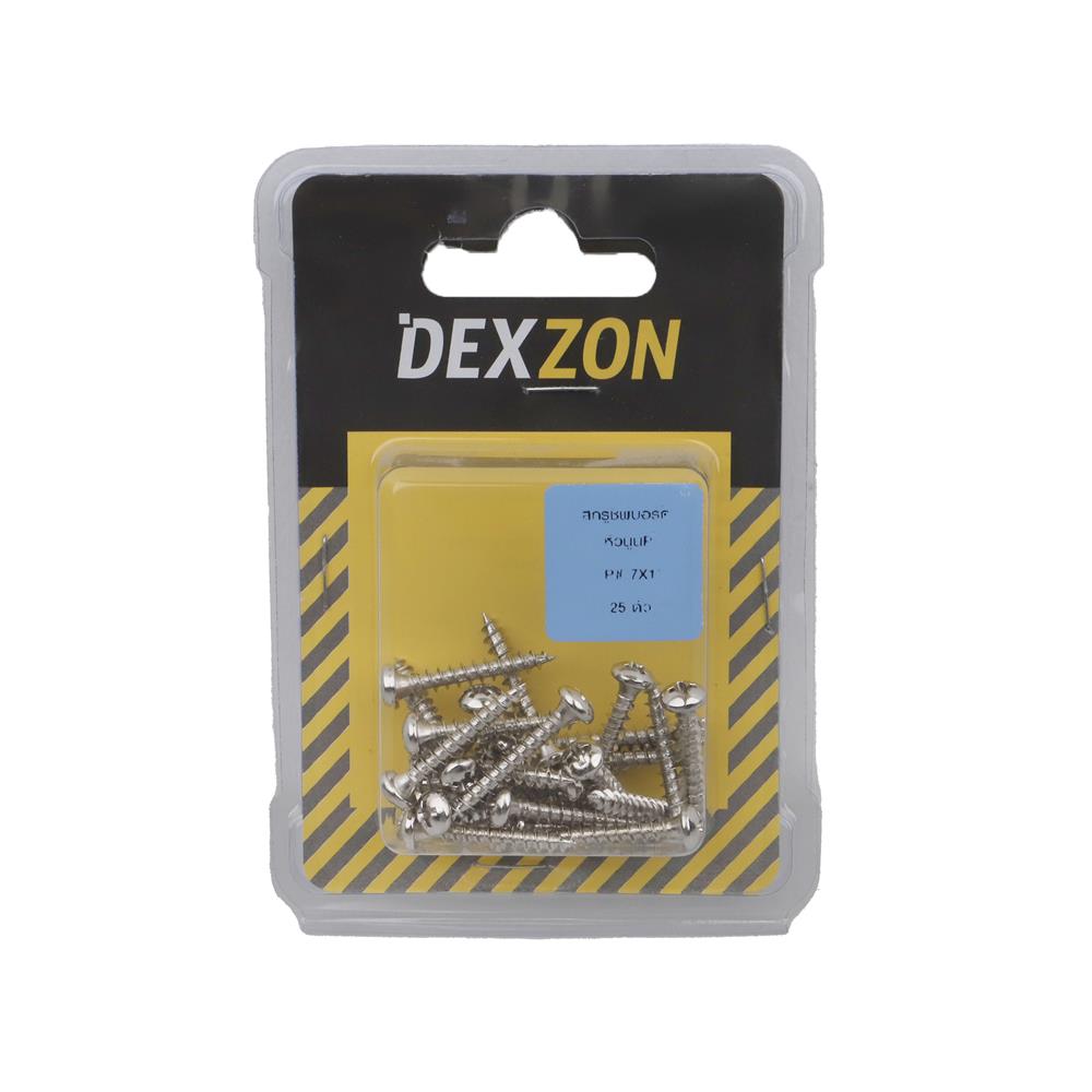สกรูชิพบอร์ด TP DEXZON 7x1 นิ้ว 25 ตัว