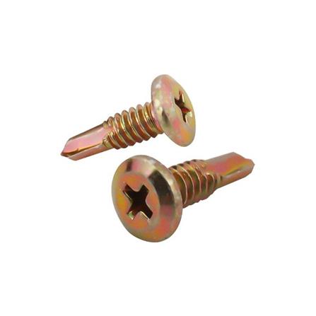 สกรูปลายสว่านหัวเวเฟอร์ DEXZON 10-24x22 มม. 25 ชิ้น_0