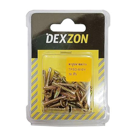 สกรูปลายสว่าน TF DEXZON 8x1 นิ้ว (แพ็ก 30 ชิ้น)_1