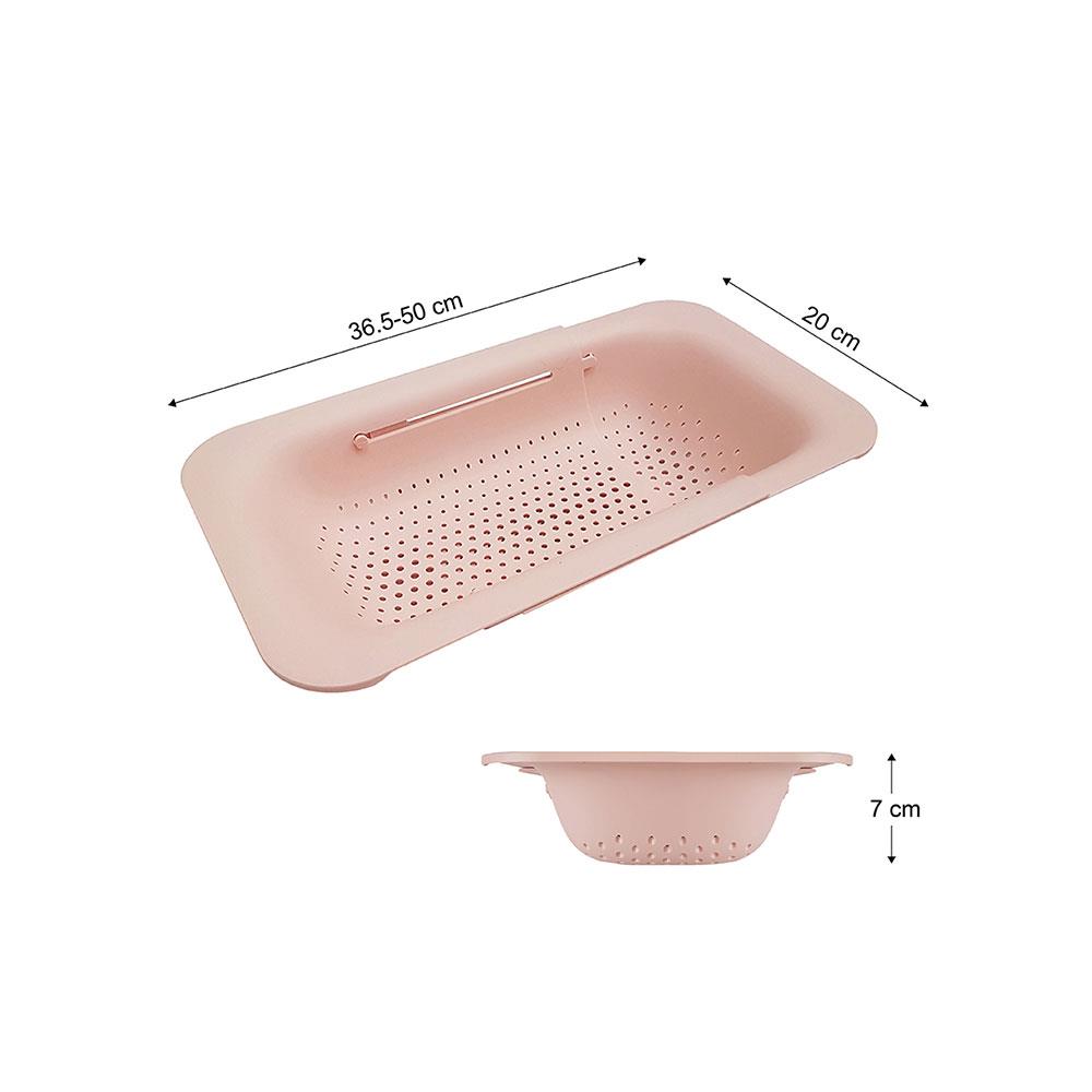 ตะแกรงพลาสติกยืดหด PARNO AP-ONEW P สีชมพู