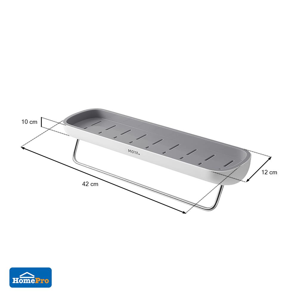หิ้ง MOYA E1923-WH สีขาว+เทา