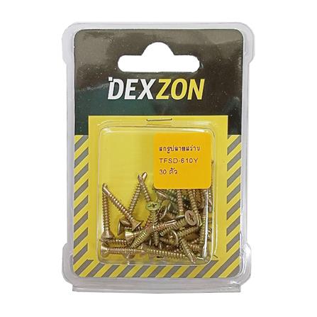 สกรูปลายสว่าน TF DEXZON 6x1 นิ้ว (แพ็ก 30 ชิ้น)_1