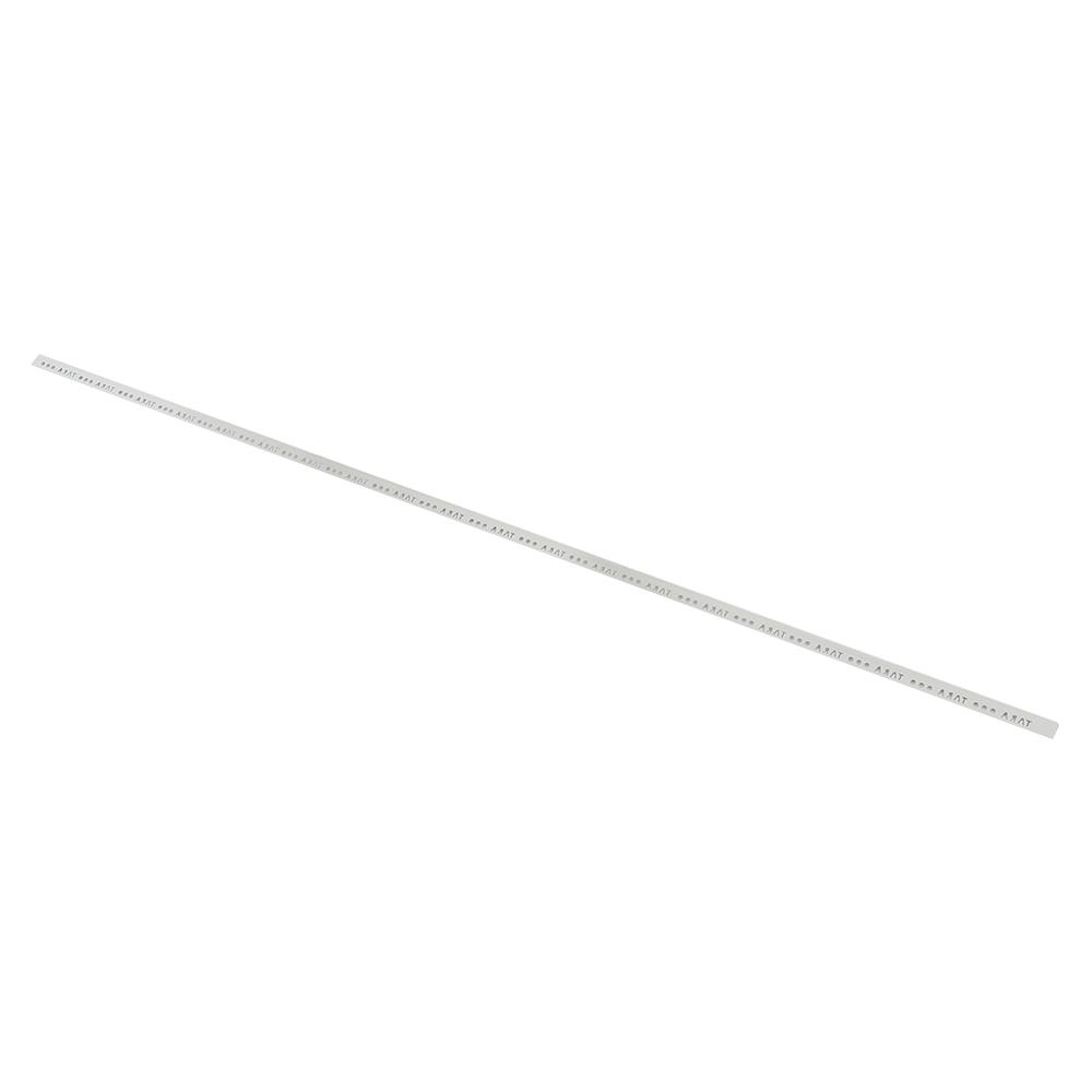 คิ้วอะลูมิเนียมแบบเหลี่ยม TARA  9 มม. 2 ม. สีเงินเงา