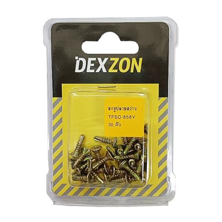 สกรูปลายสว่าน DEXZON TF 8x5/8 นิ้ว (แพ็ก 30 ชิ้น)_1