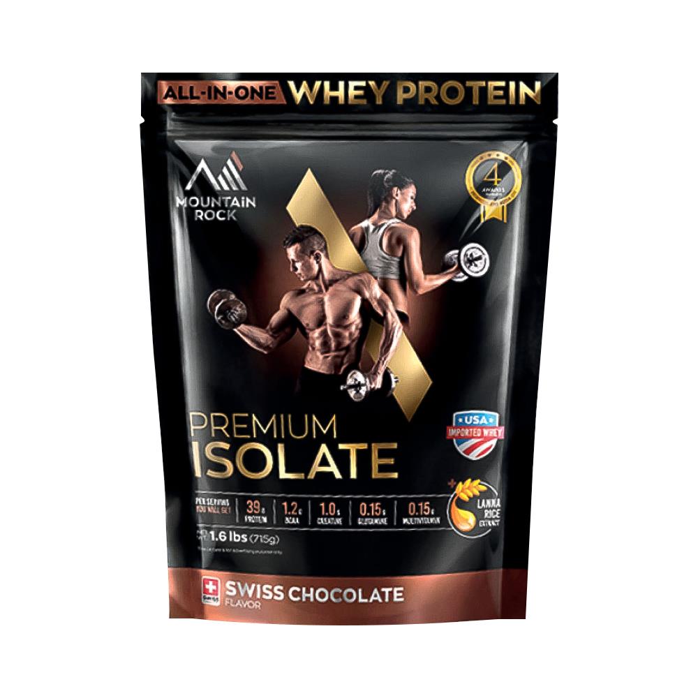 ผลิตภัณฑ์เวย์โปรตีน 39 ก. MOUNTAIN ROCK ช็อกโกแลต