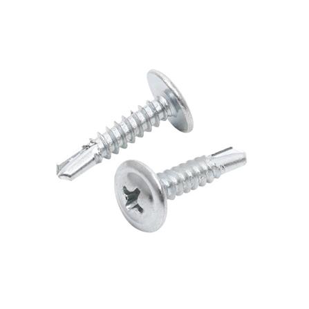 สกรูปลายสว่านหัวเวเฟอร์ DEXZON 8X1 นิ้ว 100 ชิ้น_0