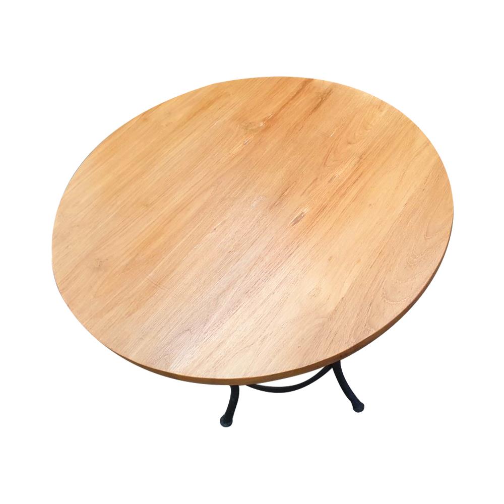 โต๊ะไม้สัก SPRING CROSS 60 ซม. สีน้ำตาล