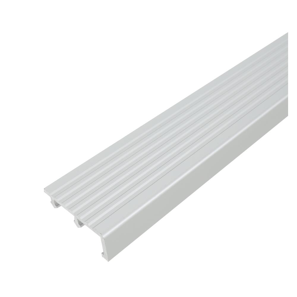 จมูกบันไดอะลูมิเนียม TARA 50 มม. 2 ม. สีอะลูมิเนียม