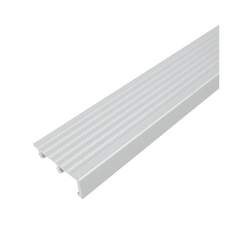 จมูกบันไดอะลูมิเนียม TARA 50 มม. 2 ม. สีอะลูมิเนียม