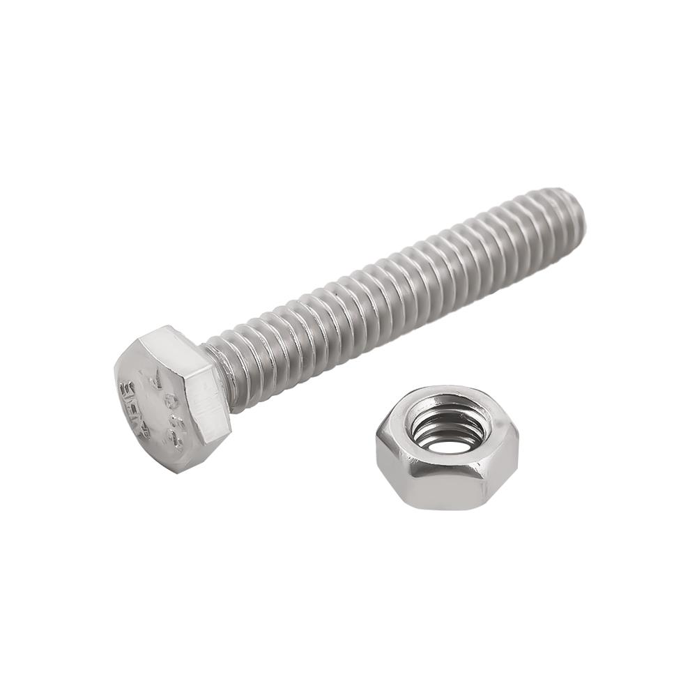 สกรูหัวหกเหลี่ยม 1/4 นิ้วX1-1/2 นิ้ว 5 ชิ้น/แพ็ก