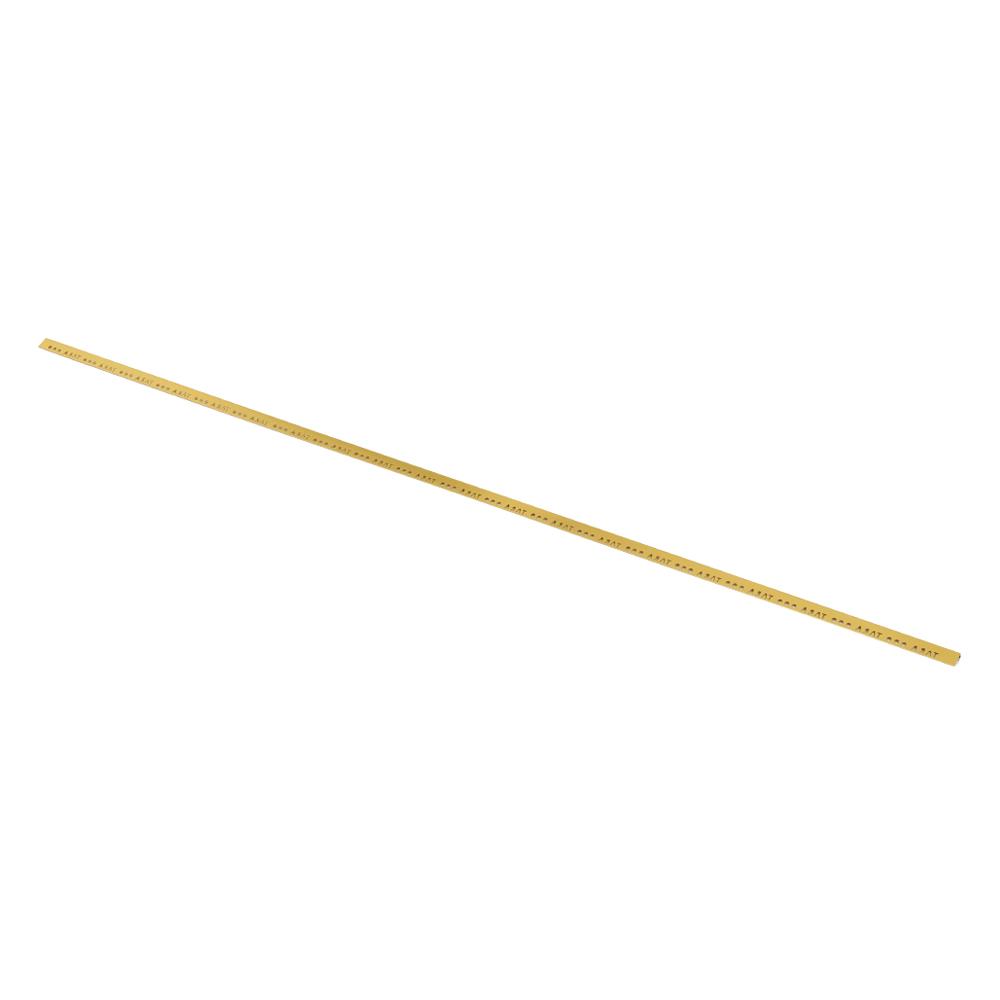 คิ้วอะลูมิเนียมแบบเหลี่ยม TARA 9 มม. 2 ม. สีทอง