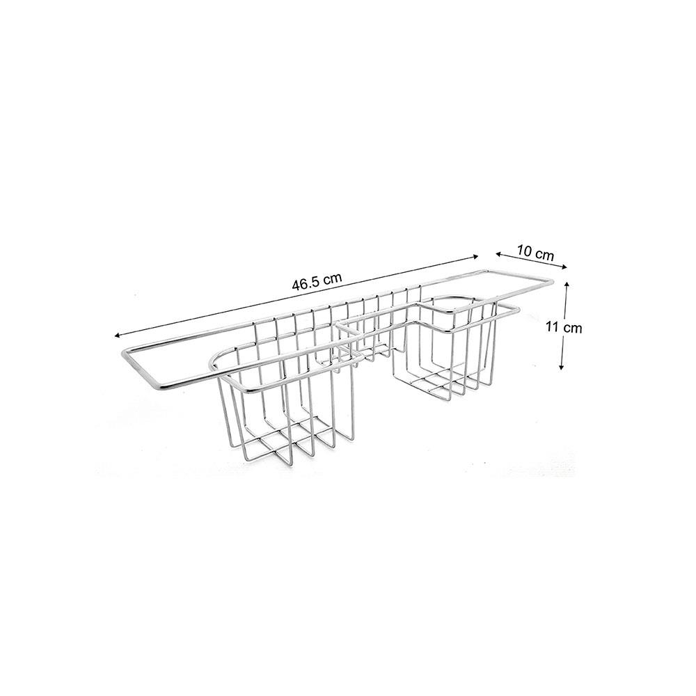 ตะกร้าอเนกประสงค์ PARNO AP-NEO-B04 สีเงิน