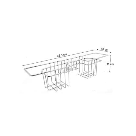 ตะกร้าอเนกประสงค์ PARNO AP-NEO-B04 สีเงิน_8