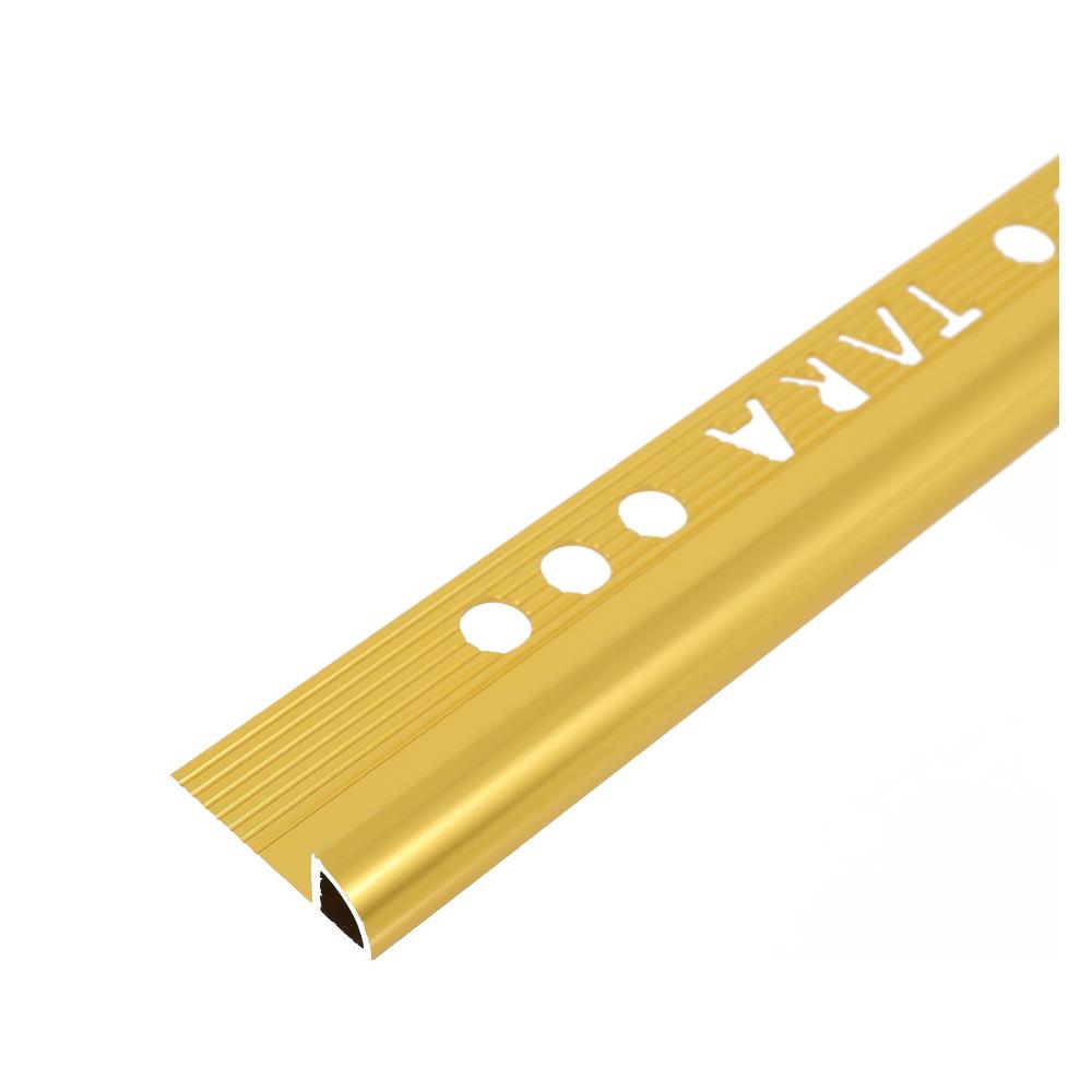 คิ้วอะลูมิเนียมแบบโค้ง TARA 9 มม. 2 ม. สีทอง