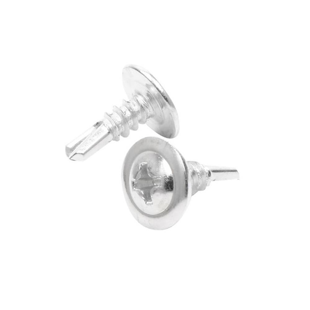 สกรูปลายสว่านหัวเวเฟอร์ DEXZON 8X1/2 นิ้ว 100 ชิ้น