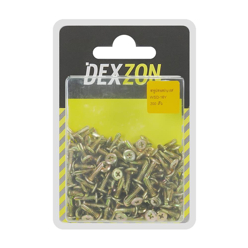 สกรูปลายสว่าน WF DEXZON 10X24X16  200 ชิ้น