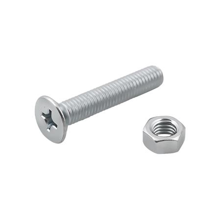 สกรูเกลียวมิลน็อต JF DEXZON 8X45 มม. 15 ตัว_0