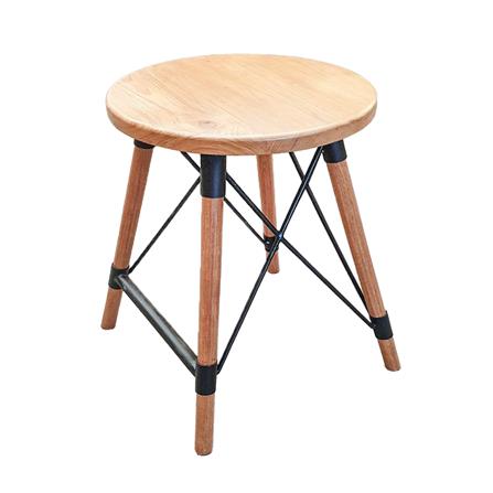 เก้าอี้ไม้สักกลม SPRING CROSS_0