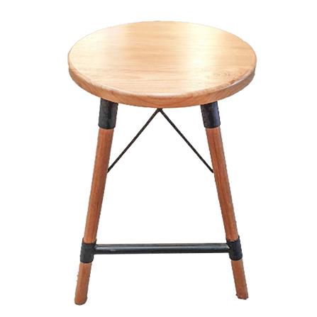 เก้าอี้ไม้สักกลม SPRING CROSS_1