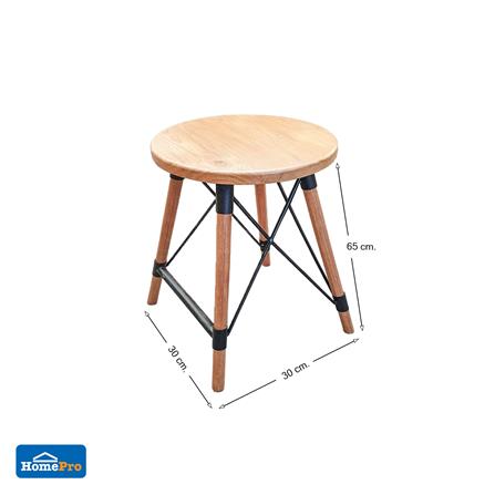 เก้าอี้ไม้สักกลม SPRING CROSS_5