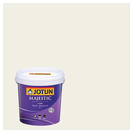 สีน้ำทาภายใน ชนิดด้าน JOTUN MAJESTIC TRUE BEAUTY 1001 สี EGG WHITE 2.5 แกลลอน_0