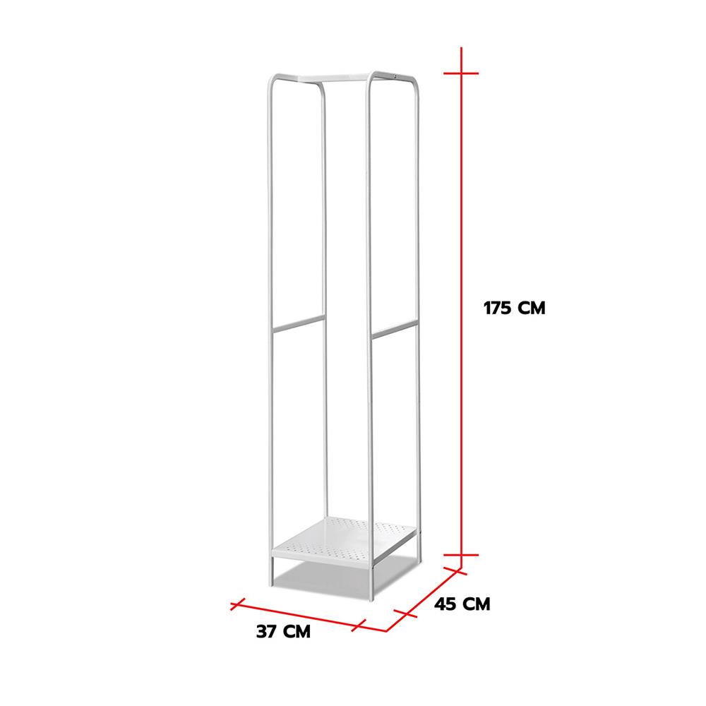 ราวแขวนผ้าอเนกประสงค์ PLIM COCO 37 ซม. สีขาว