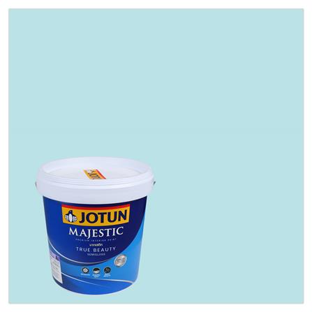 สีน้ำทาภายใน ชนิดกึ่งเงา JOTUN MAJESTIC TRUE BEAUTY 5136 สี ICE TURQUOISE 2.5 แกลลอน_0