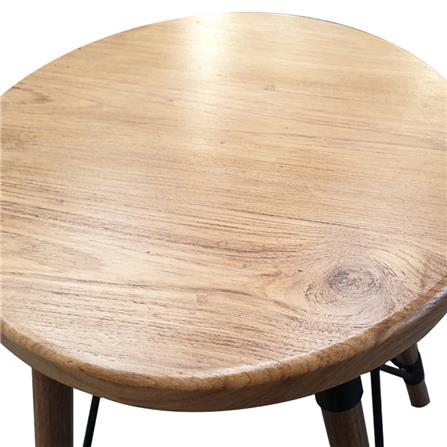 เก้าอี้ไม้สักกลมปรับระดับ SPRING CROSS_2