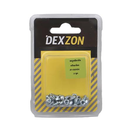 สกรูเกลียวมิลน็อต JP DEXZON 4X6 มม. 25 ตัว_1