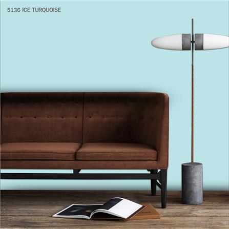 สีน้ำทาภายใน ชนิดด้าน JOTUN MAJESTIC TRUE BEAUTY 5136 สี ICE TURQUOISE 2.5 แกลลอน_2