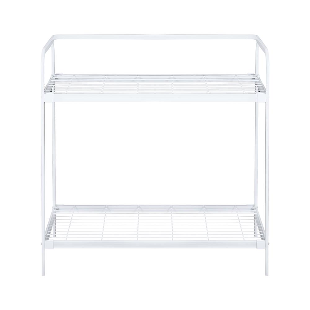 ราวแขวนพร้อมชั้นวาง 2 ชั้น PLIM COCO 80 ซม. สีขาว